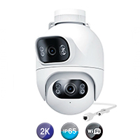 Cámara Cableada Xiaomi Imilab Ec6 Dual Día Noche Ip65 2K+2K