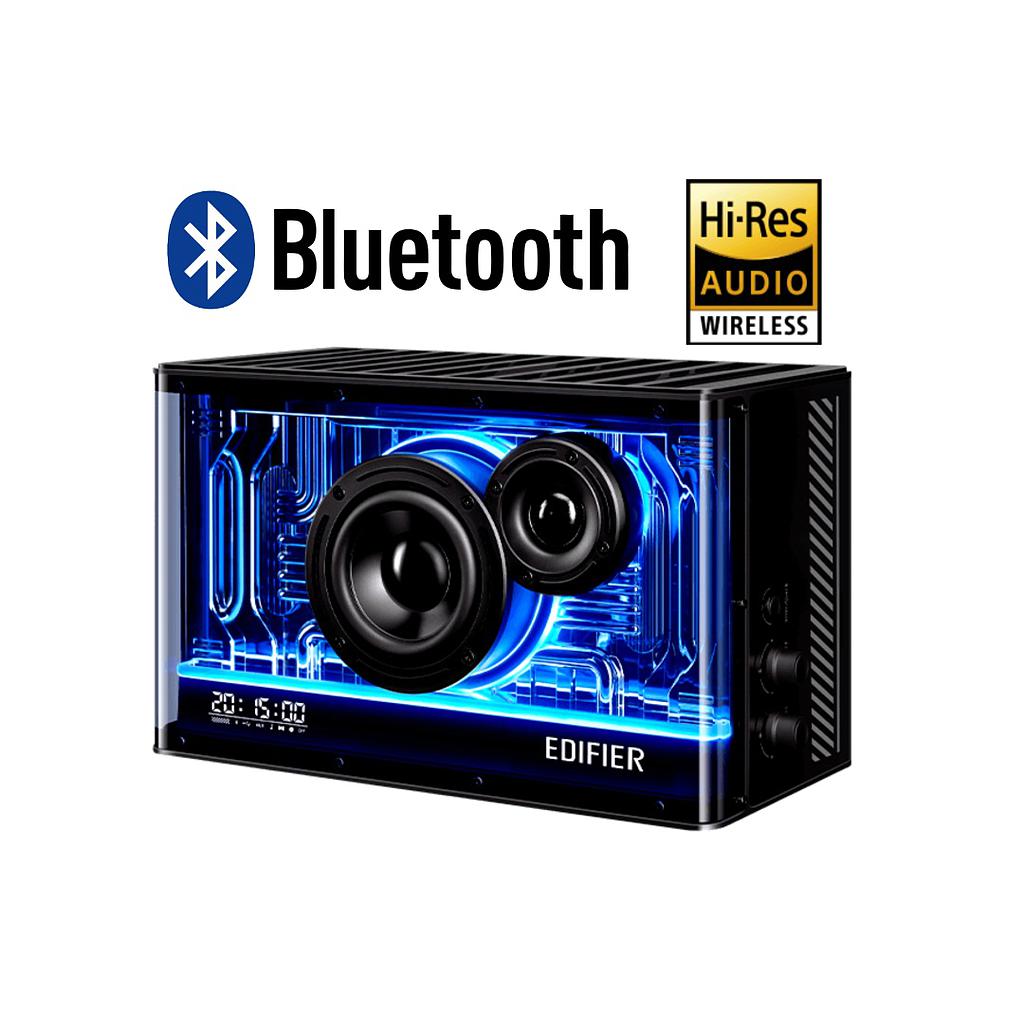 Parlante Edifier QD35 negro bluetooth RGB