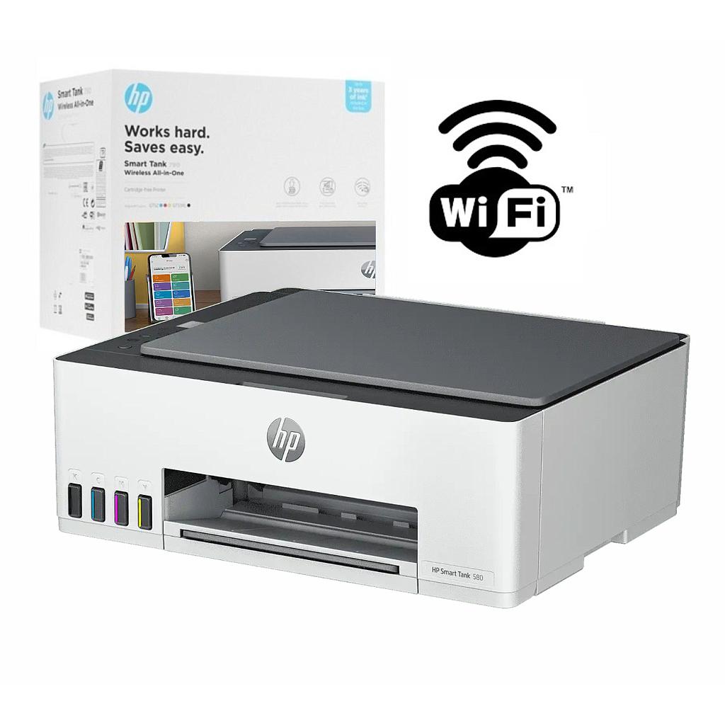 Impresora Multifunción HP Smart Tank 580 Wi-Fi