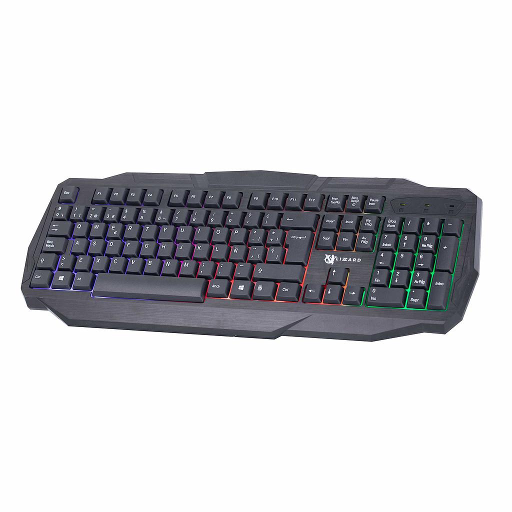 Teclado Gamer X Lizzard XZZ-TE-01 RGB Español USB
