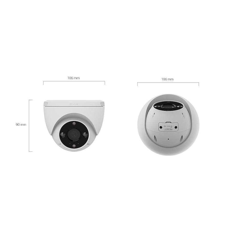 Cámara IP Ezviz H4 3MP 2K Fija Exterior Wi-Fi