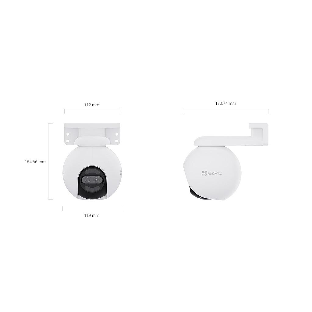 Cámara Ezviz H80x Dual 4K 8MP Wi-Fi Motorizada