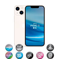 iPhone 13 Mini 5,4'' 5G 4gb 128gb Dual Cam 12mp