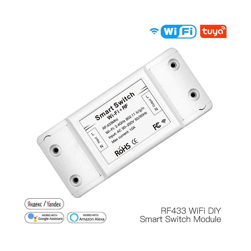 Interruptor Oculto Diy Wifi + RF433 Tuya Smart