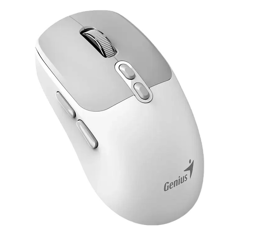 Mouse Genius NX-8080S Bluetooth Silencioso Blanco