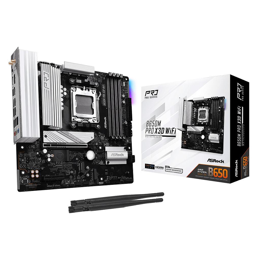 Mother Asrock B650M Pro X3D AM5 Wi-Fi 6E