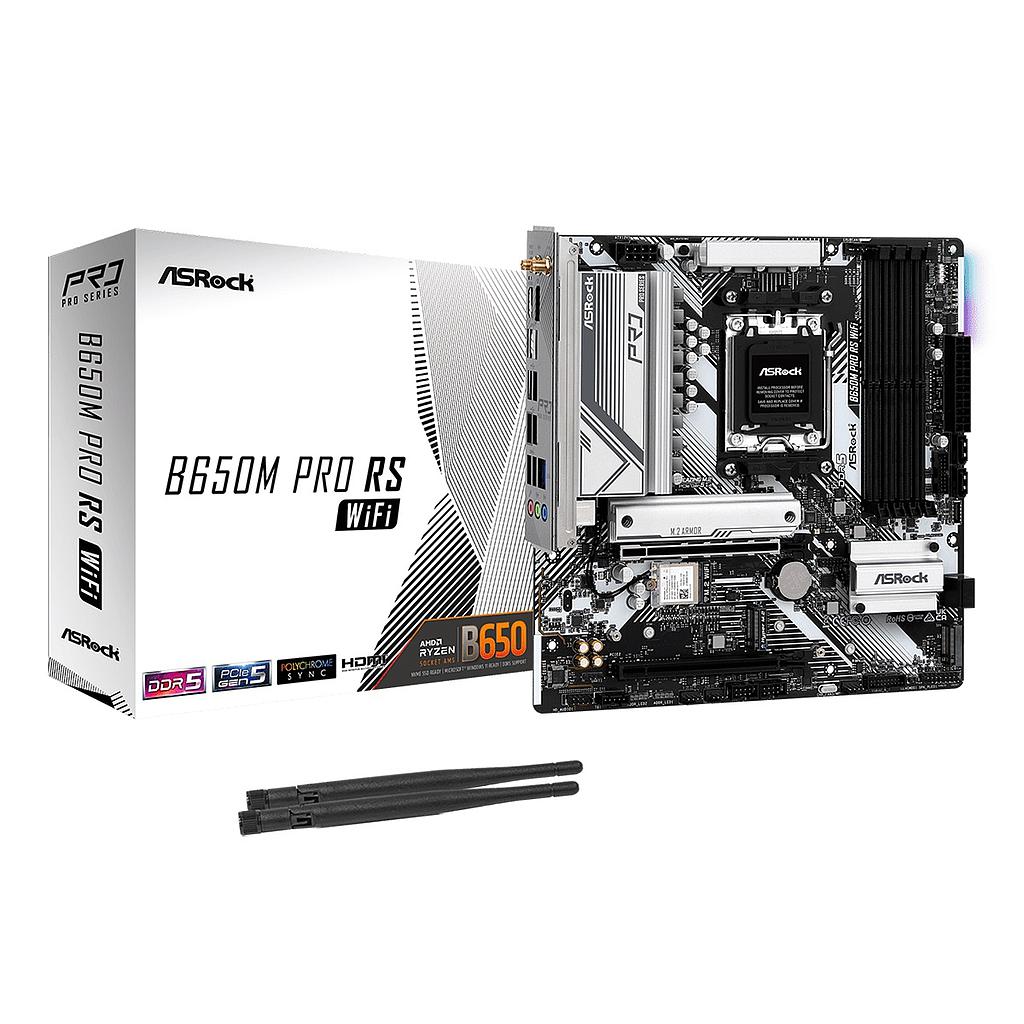 Mother Asrock B650M Pro RS AM5 Wi-Fi 6E