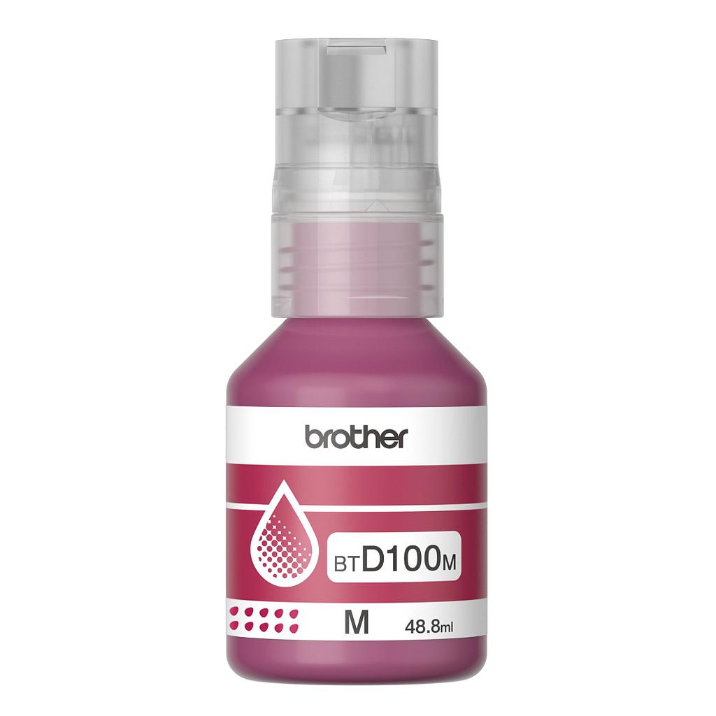 Botella tinta Brother BTD100M Magenta