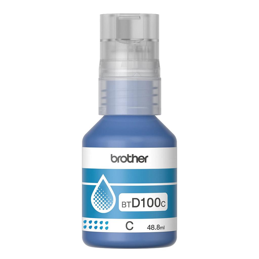 Botella de Tinta Brother BTD100C Cian