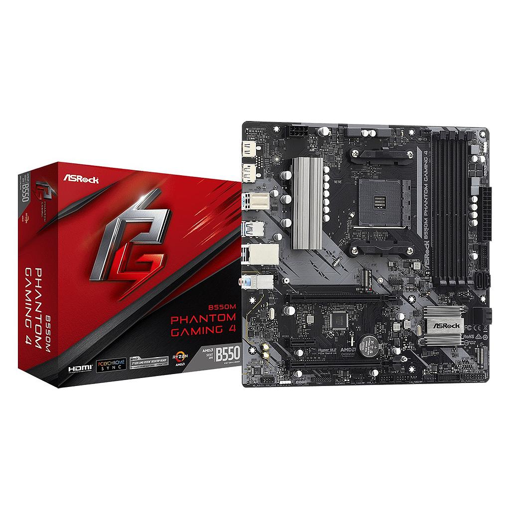 Mother Asrock B550M Phantom Gaming 4 AM4