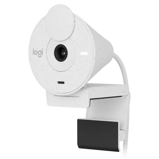 Webcam Logitech Brio 300 Full HD 1080p USB-C Blanca