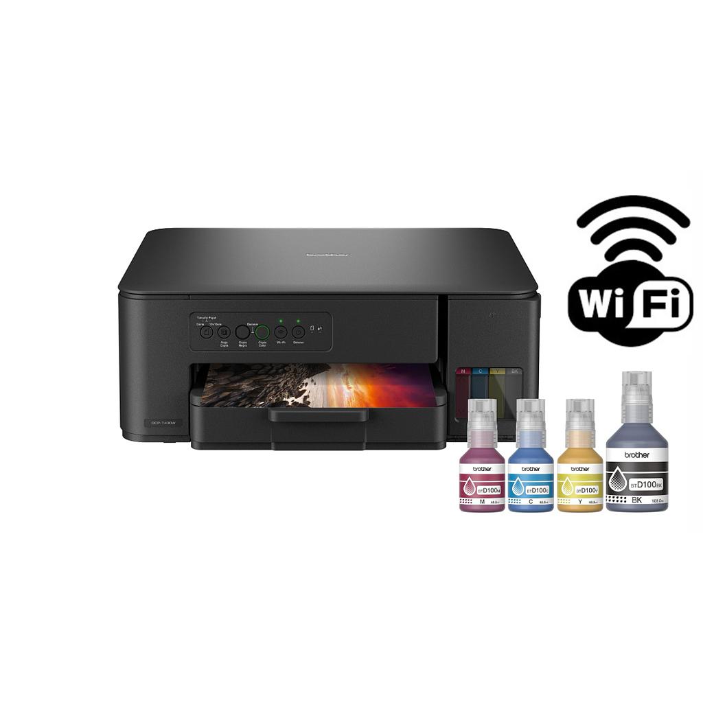 Impresora Multifunción Brother DCP-T430W Sistema Continuo Wi-Fi