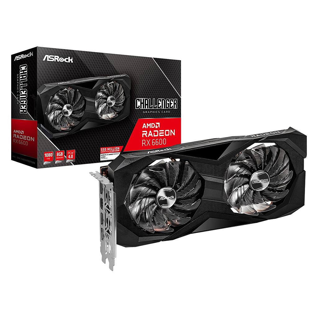 Tarjeta Video Asrock RX6600 CLD 8G 8GB