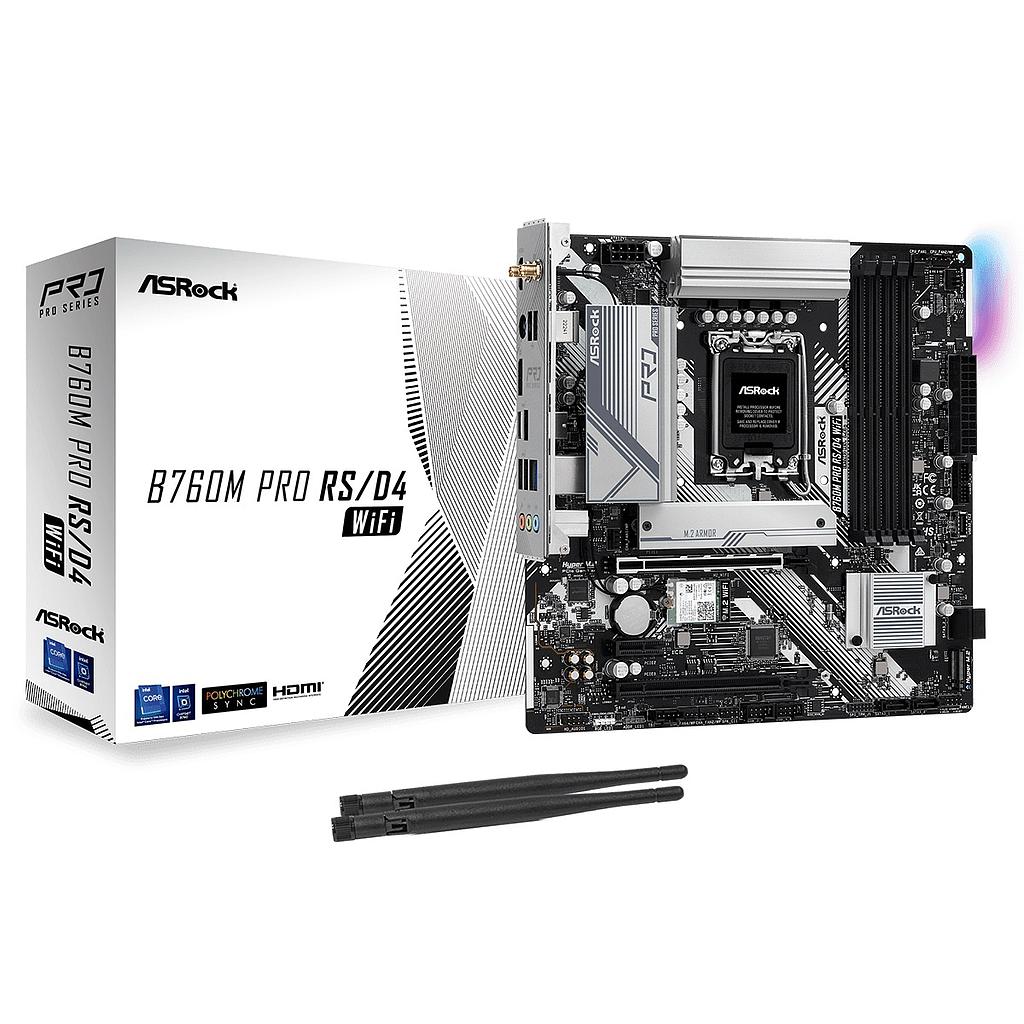 Mother Asrock B760M Pro RS LGA 1700 Wifi 6E