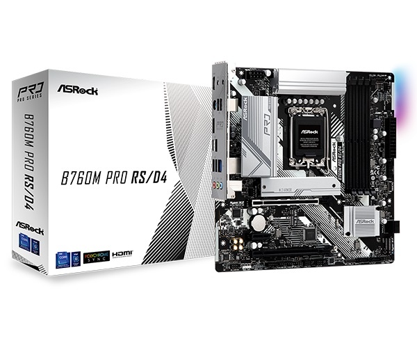 Motherboard Asrock B760M Pro RS LGA 1700 DDR5 Micro ATX