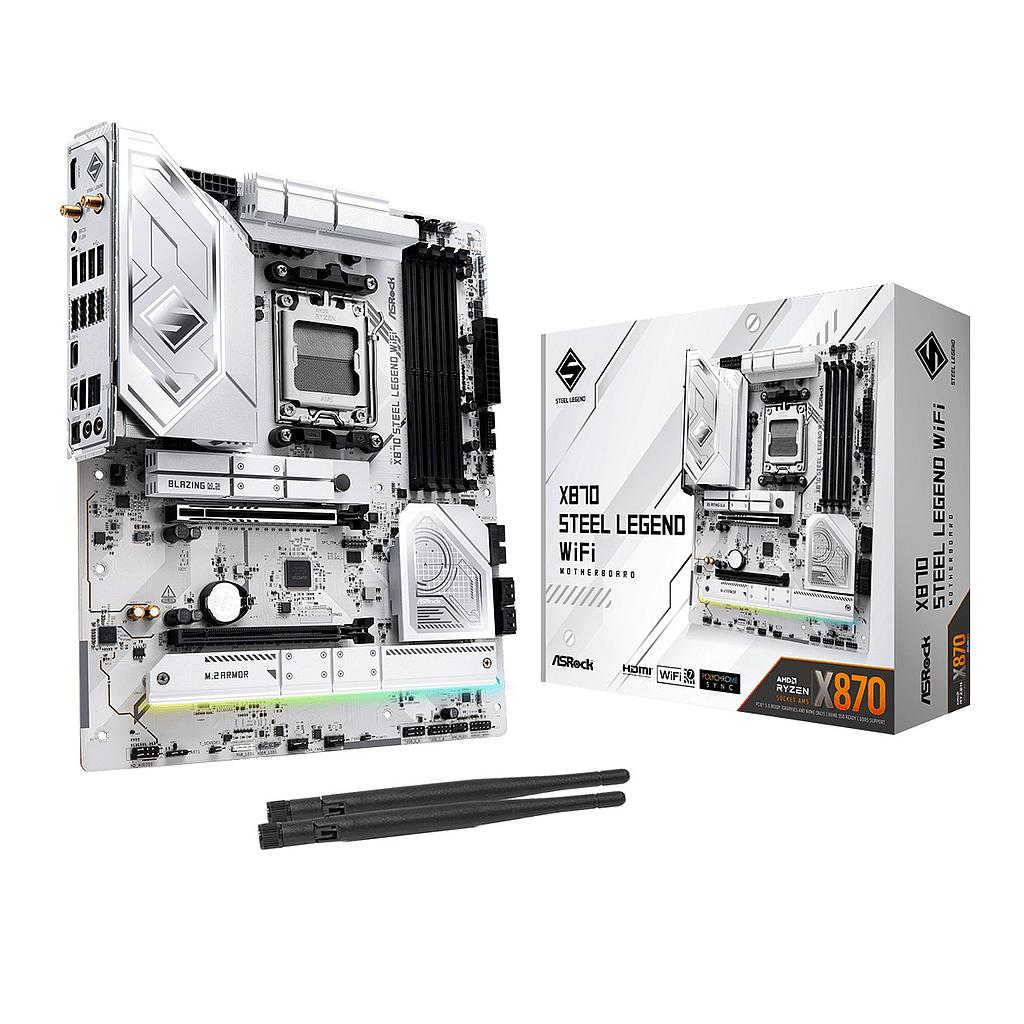Mother Asrock X870 Steel Legend AM5 Wi-Fi 7