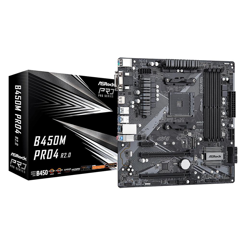 Mother Asrock B450M PRO4 R2.0 AM4