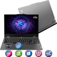 Notebook Gamer Lenovo 15,6'' Core I5 12gb 512gb W11 Rtx3050