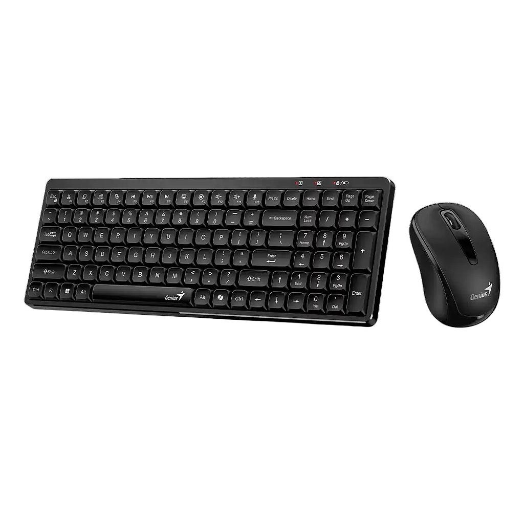 Combo Genius LuxeMate Q8100 inalambrico teclado y mouse