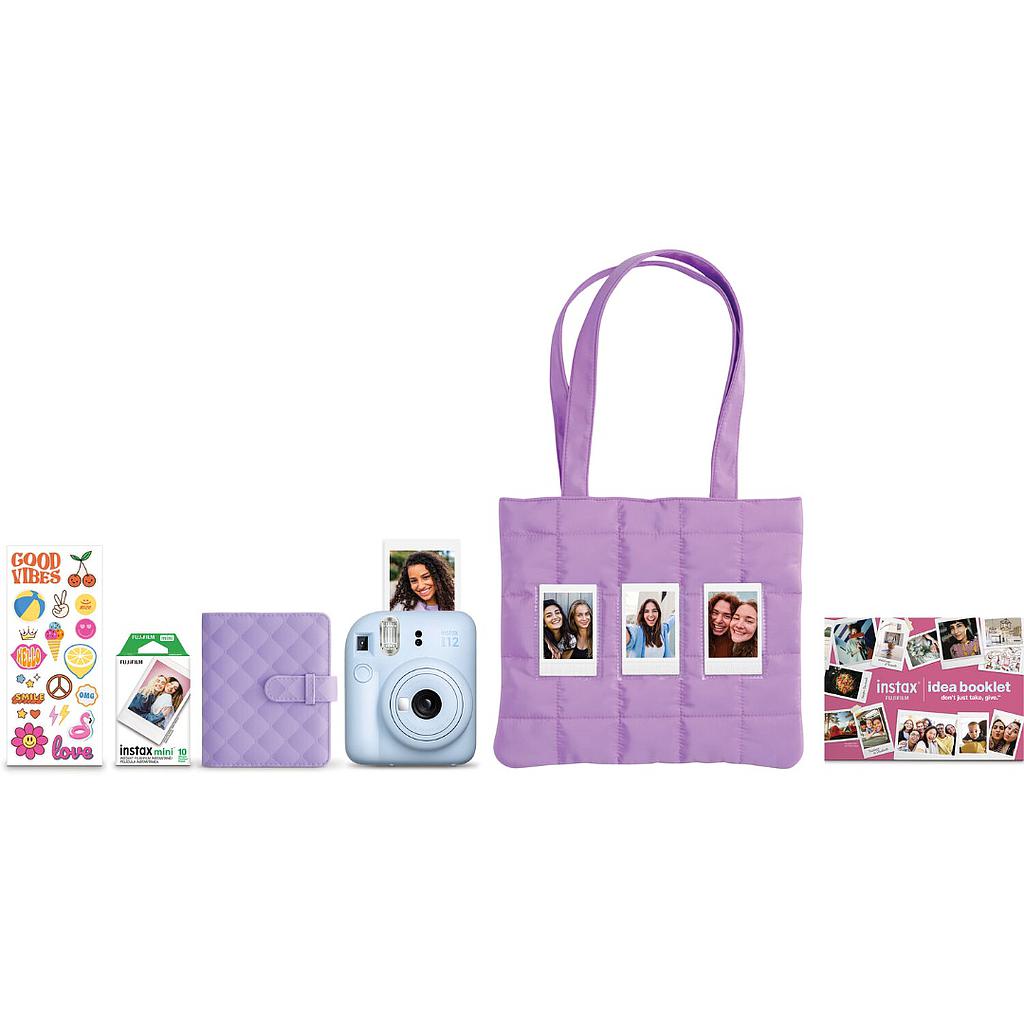 Cámara Instantánea Fujifilm Instax Mini 12 Lila Holiday Bundle