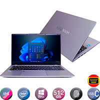 Notebook KiraBook 15,6'' Core I7 32gb 512gb Win11 Pro