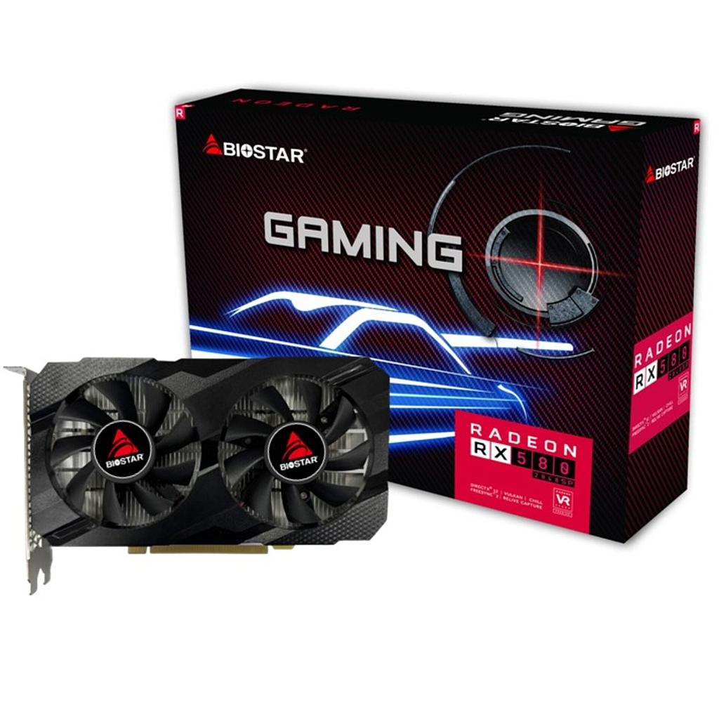 Tarjeta de Video BioStar RX580 8GB GDDR5 Negro