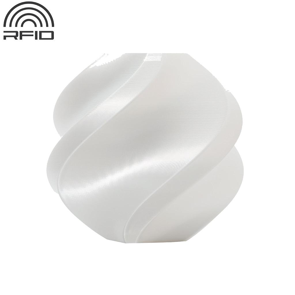 Filamento Bambu Lab PLA Silk+ blanco
