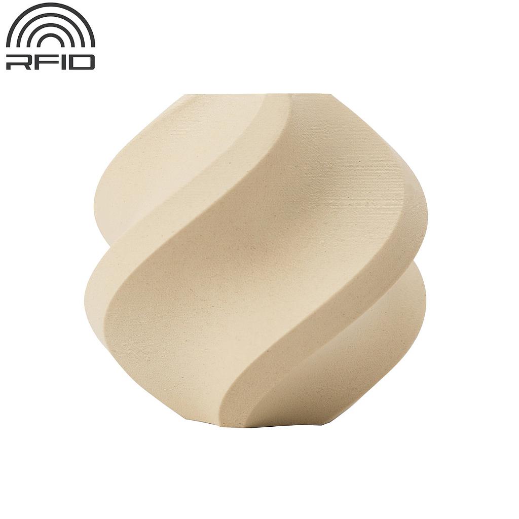 Filamento Bambu Lab PLA Madera roble blanco