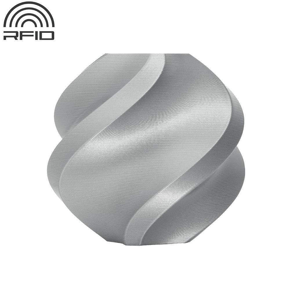 Filamento Bambu Lab PLA Basic plateado