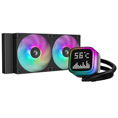 Cooler Líquido DeepCool LP240 240mm con Pantalla
