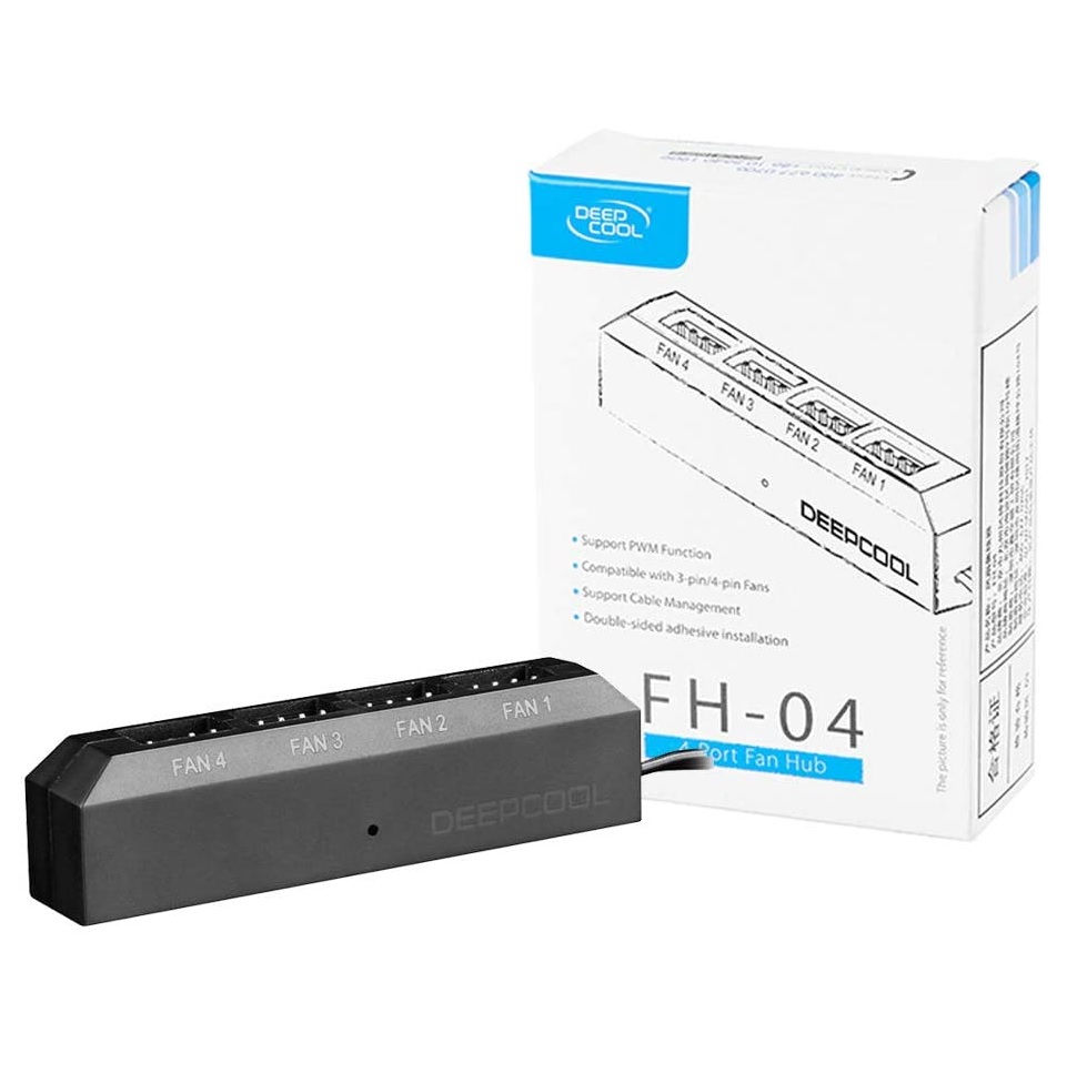 Controlador de Fan DeepCool FH-04 Hub 4 Puertos