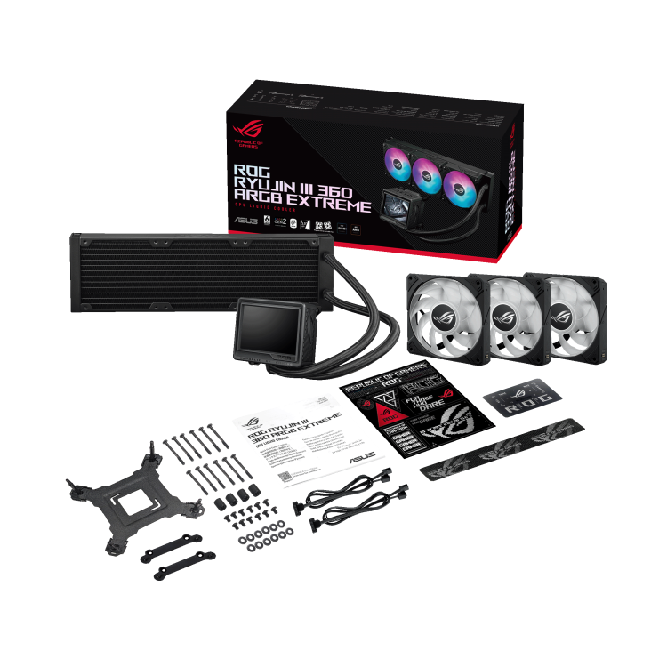 Cooler Liquido Asus ROG Ryujin III 360 ARGB Extreme negro