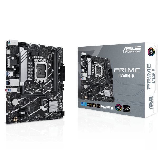 Motherboard Asus Prime B760M-K LGA 1700 DDR5 Micro-ATX