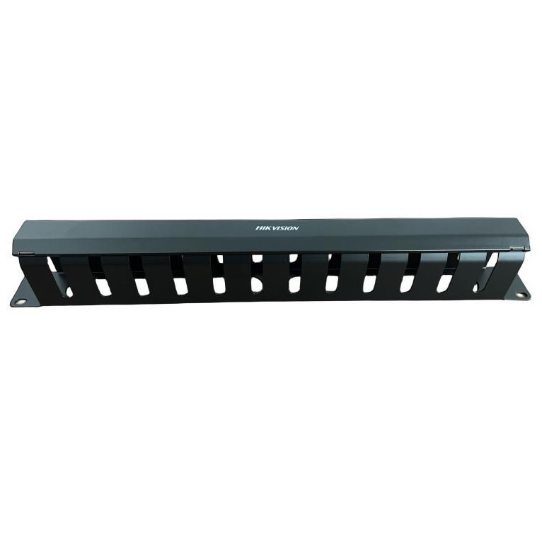 Organizador de Cables Hikvision 1U 12 Ranuras Metálico