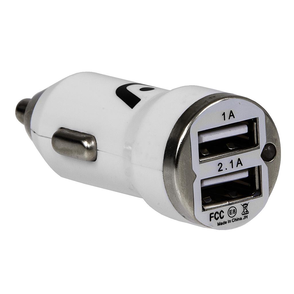 CARGADOR USB DUAL PARA AUTO ARGOM