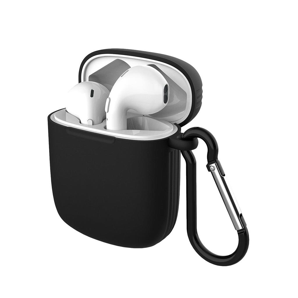AURICULAR BLUETOOTH E50 BLANCO CON FUNDA NEGRA ARGOM