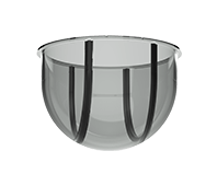 SMOKED COVER MILESIGHT PARA MINI DOME PTZ