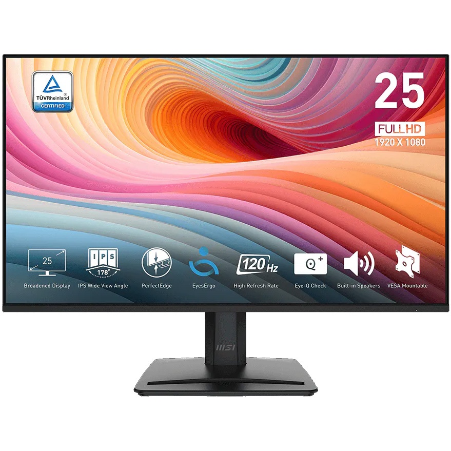 Monitor Gamer MSI 24.5" Full HD IPS 120Hz 1ms