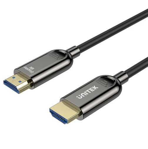 Cable Unitek Fibra Óptica HDMI 2.1 8K 100m