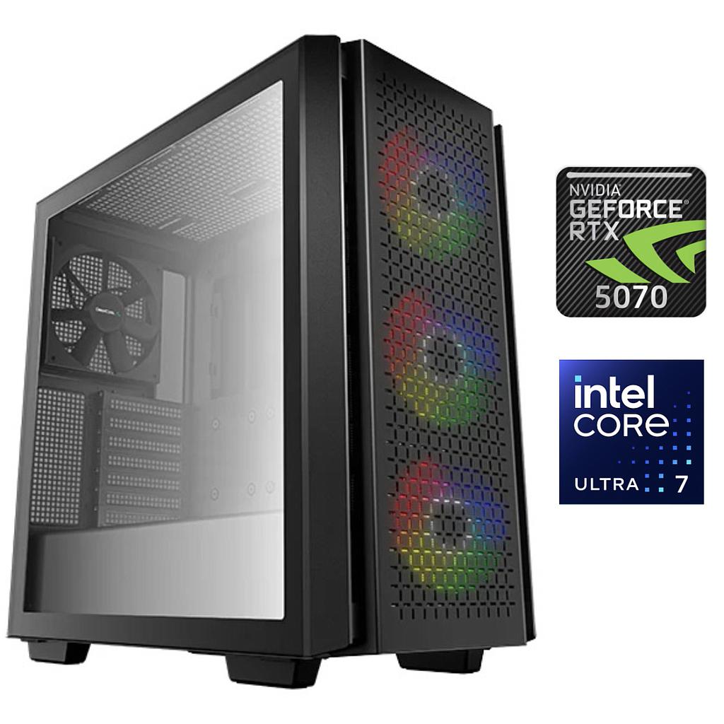 Equipo Gamer Core Ultra 7 265F, 32GB, 1TB, RTX 5070 12GB