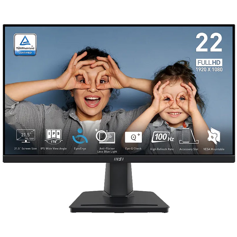 Monitor Gamer MSI 21.5" Full HD IPS 100Hz