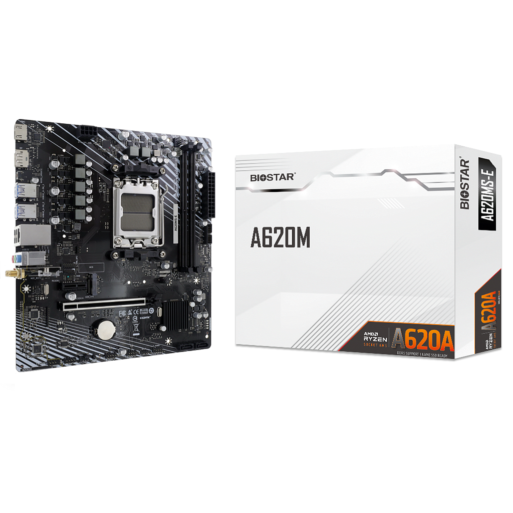 Motherboard BioStar A620M-E AM5 DDR5 Micro-ATX