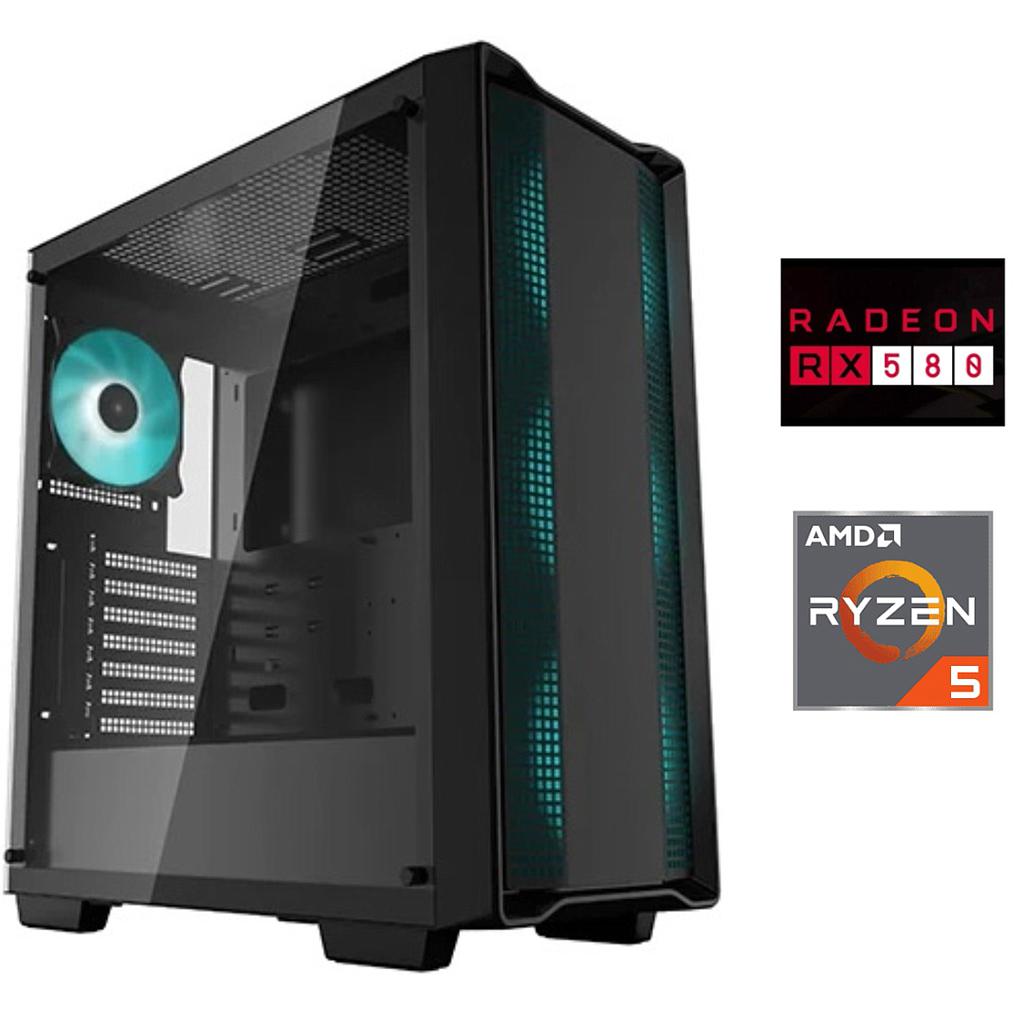 Equipo Gamer Ryzen 5 5500, 16GB, 500GB, RX 580 8GB