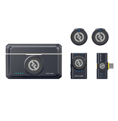 Micrófono Hollyland LARK M2 USB-C Inalámbrico Charcoal