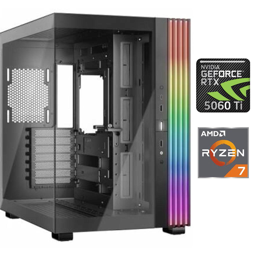 Equipo Gamer Ryzen 7 9800X3D, 32GB, 1TB, RTX 5060Ti 8GB