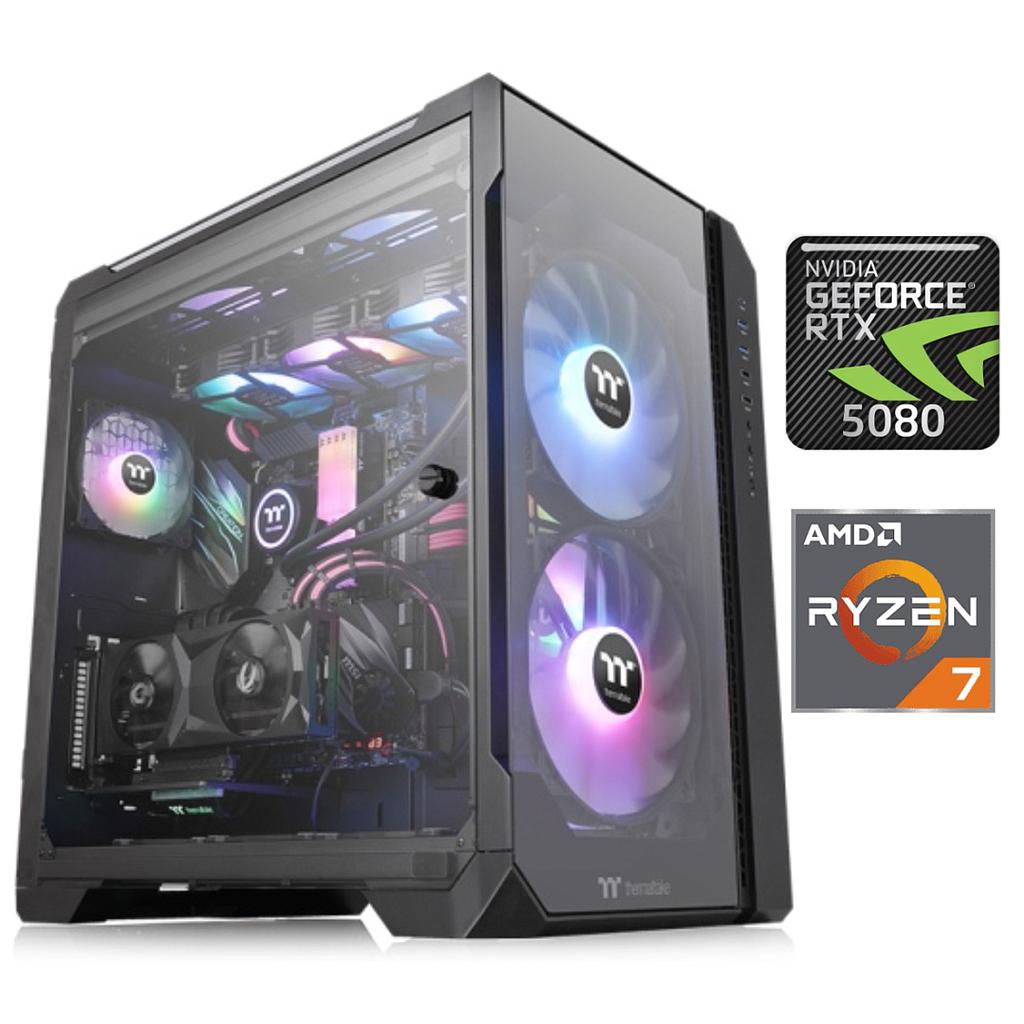 Equipo Gamer Ryzen 7 7800X3D, 32GB, 1TB, RTX 5080 16GB