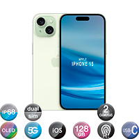 iPhone 15 6,1'' 5G 6gb 128gb Dual Cam 48mp