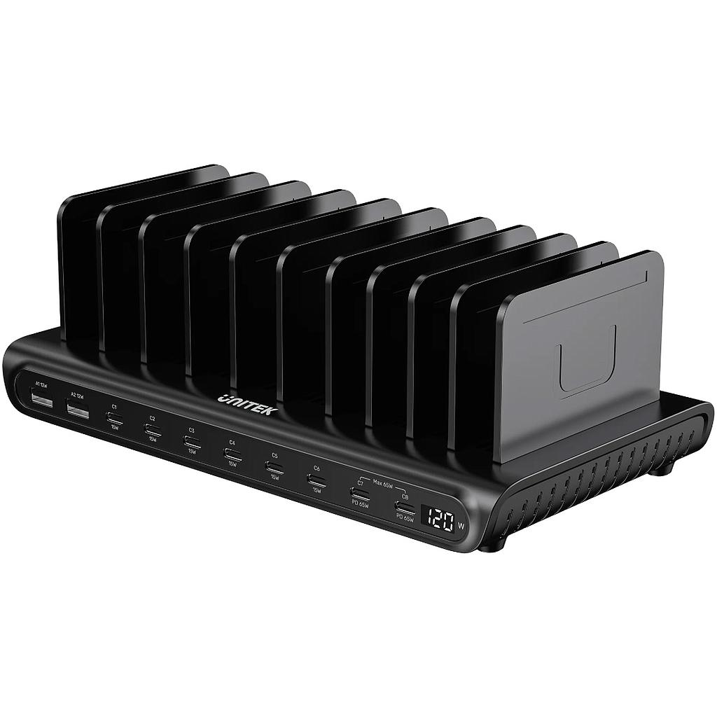Estación de Carga Unitek uCharge 120W 10 Puertos