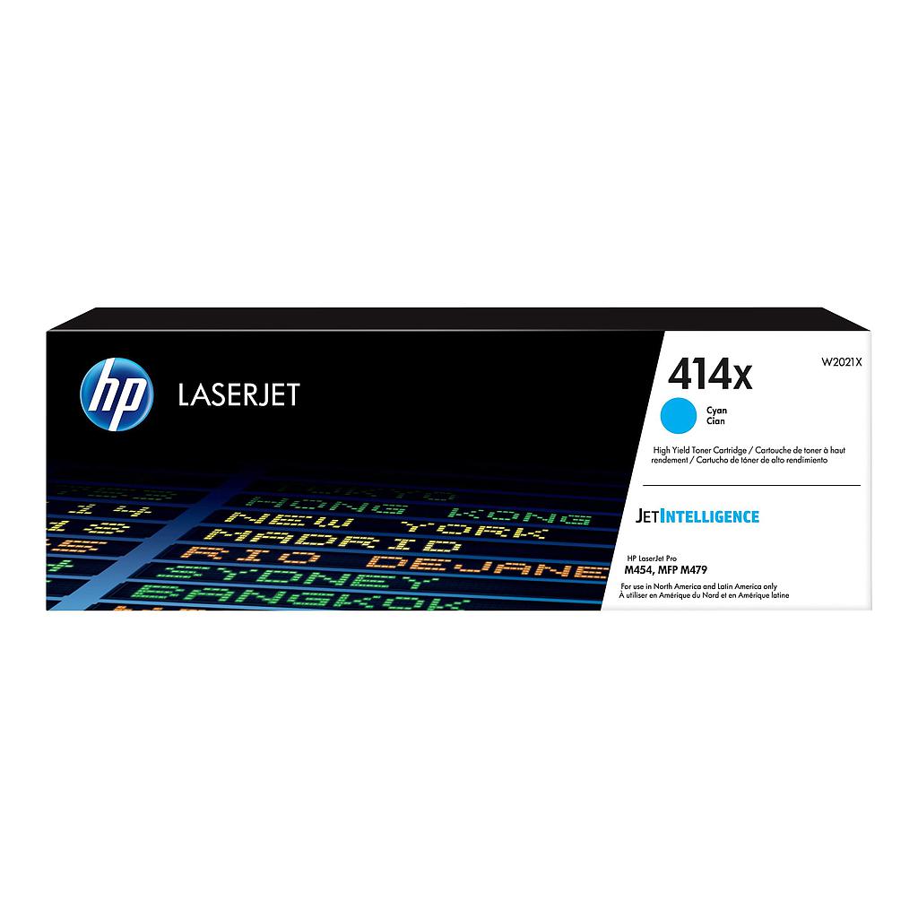 HP 414X - Alto rendimiento - cián