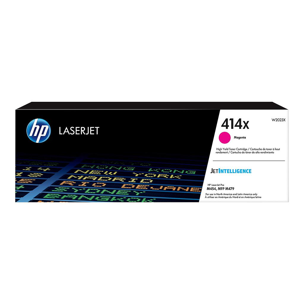 HP 414X - Alto rendimiento - magenta